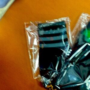 Real madrid adult one size socks black.